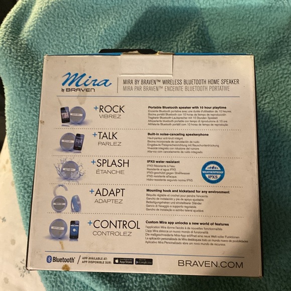 NIB Bluetooth wireless home speaker for shower - Picture 2 of 2